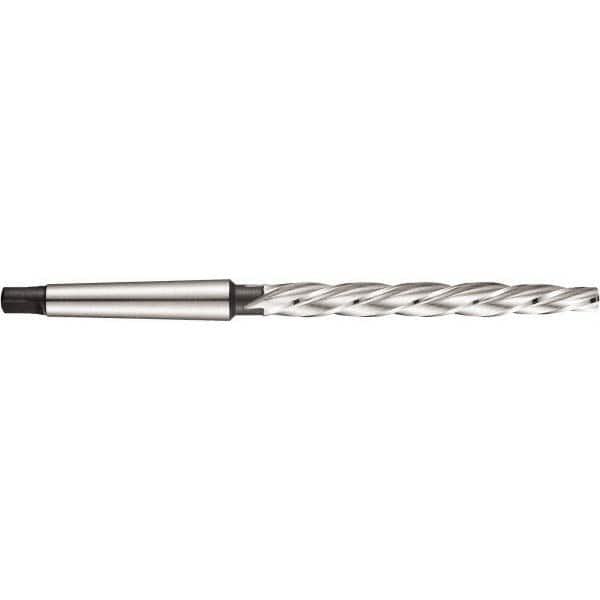 DORMER - 0.4334" Reamer Diam, 1MT Morse Taper Shank, Bridge Reamer - Exact Industrial Supply