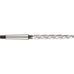 DORMER - 0.4334" Reamer Diam, 1MT Morse Taper Shank, Bridge Reamer - Exact Industrial Supply