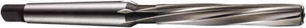 DORMER - 5.5mm High Speed Steel 6 Flute Chucking Reamer - Spiral Flute, 1MT Morse Taper Shank, 47mm Flute Length, 127mm OAL - Exact Industrial Supply