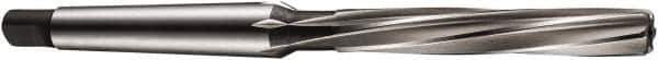 DORMER - 1-3/4" High Speed Steel 10 Flute Chucking Reamer - Spiral Flute, 4MT Morse Taper Shank, 163mm Flute Length, 323mm OAL - Exact Industrial Supply