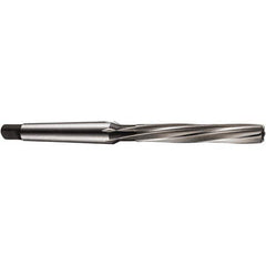 Chucking Reamer: 0.2758″ Dia, 5.2796″ OAL, 2.1276″ Flute Length, Morse Taper Shank, High Speed Steel 6 Flute, RH