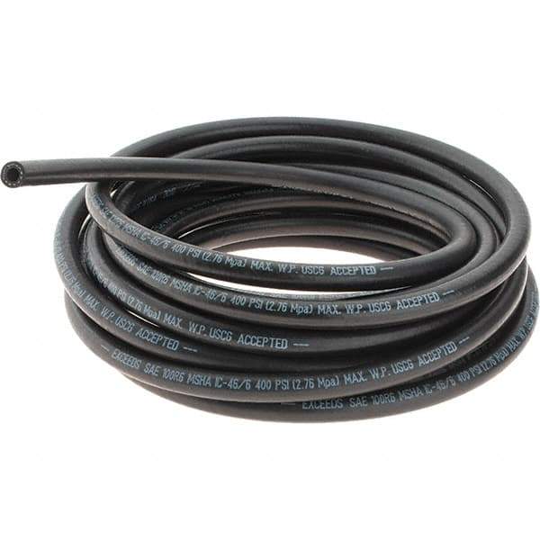 Value Collection - -4 Hose Size, 1/4" ID x 1/2" OD, 400 psi Work Pressure Hydraulic Hose - 2-1/2" Radius, Nitrile - Exact Industrial Supply
