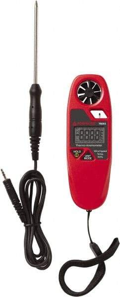 Amprobe - 1.1 to 20 m/Sec Air Anemometer - 158°F Max - Exact Industrial Supply