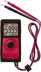 Amprobe - 2727721, CAT III, CAT II, 600 VAC, 450 VDC, Digital Auto Ranging Average Responding Compact Multimeter - 6 mOhm, Measures Voltage, Capacitance, Current, Frequency, Resistance - Exact Industrial Supply