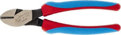 Channellock - 7-7/16" OAL, 5/32" Capacity, Diagonal Cutter - 7/8" Jaw Length x 7-15/32" Jaw Width, Straight Head, Comfort Grips Handle - Exact Industrial Supply