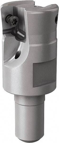 Seco - 20mm Cut Diam, 6mm Max Depth of Cut, Indexable Plunge End Mill - M10 Modular Connection, Multiple Insert Styles, R217.79 Toolholder Style, Through Coolant, Series Turbo 10 - Exact Industrial Supply