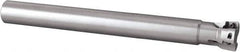 Seco - 250mm Cut Diam, 6mm Max Depth of Cut, 20mm Shank Diam,Indexable Plunge End Mill - Cylindrical Shank, Multiple Insert Styles, R217.79 Toolholder Style, Through Coolant, Series Turbo 10 - Exact Industrial Supply