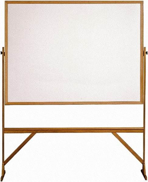 Ghent - 72" High x 53" Wide Reversible Dry Erase Board - Acrylate, 23-1/2" Deep - Exact Industrial Supply