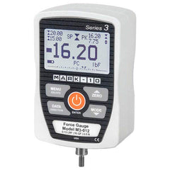 Mark-10 - Digital Tension & Compression Force Gages Capacity (gf): 50.00 Capacity (lbf): 0.12 - Exact Industrial Supply