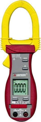 Amprobe - 2730785, CAT III, Digital Average Responding Clamp Meter with 1.7717" Clamp On Jaws - 600 VAC/VDC, 1000 AC Amps, Measures Voltage, Current, Resistance - Exact Industrial Supply