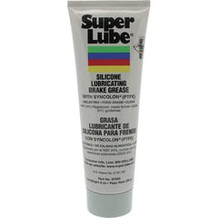 Synco Chemical - 8 oz Tube Silicone General Purpose Grease - Translucent White/Gray, Food Grade, 500°F Max Temp, NLGIG 2, - Exact Industrial Supply