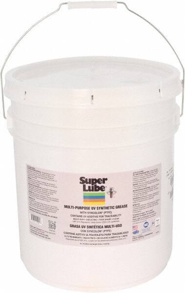 Synco Chemical - 30 Lb Pail Synthetic General Purpose Grease - Translucent White, Food Grade, 450°F Max Temp, NLGIG 2, - Exact Industrial Supply