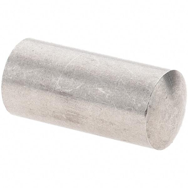 Value Collection - 5mm Diam x 10mm Pin Length 416 Stainless Steel Precision Dowel Pin - C 36-42 Hardness, 1 Beveled & 1 Rounded End - Exact Industrial Supply