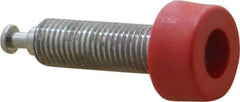 Pomona - Red Electrical Test Equipment Jack - Use with 0.63" Panels - Exact Industrial Supply