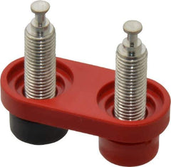 Pomona - Red Electrical Test Equipment Jack - Use with 0.070-0.375" Panels - Exact Industrial Supply