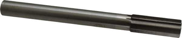 Interstate - 1-5/32" High Speed Steel Chucking Reamer - Straight Flute, Straight Shank, 2-7/8" Flute Length, 11" OAL - Exact Industrial Supply