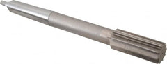 Interstate - 1-7/32" High Speed Steel 10 Flute Chucking Reamer - Exact Industrial Supply