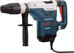 Bosch - 120 Volt 1-5/8" Keyless Chuck Electric Rotary Hammer - 0 to 3,600 BPM, 0 to 1,700 & 0 to 2,900 RPM - Exact Industrial Supply