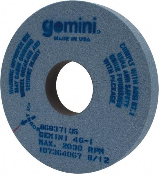 Norton - 16" Diam x 5" Hole x 2" Thick, I Hardness, 46 Grit Surface Grinding Wheel - Aluminum Oxide, Type 1, Coarse Grade, 2,030 Max RPM, No Recess - Exact Industrial Supply