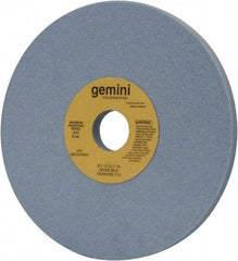 Norton - 8" Diam x 1-1/4" Hole x 1/2" Thick, H Hardness, 60 Grit Surface Grinding Wheel - Aluminum Oxide, Type 1, Medium Grade, 3,600 Max RPM, No Recess - Exact Industrial Supply