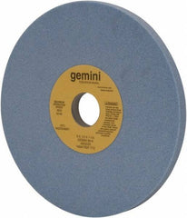 Norton - 8" Diam x 1-1/4" Hole x 1/2" Thick, K Hardness, 60 Grit Surface Grinding Wheel - Aluminum Oxide, Type 1, Medium Grade, 3,600 Max RPM, No Recess - Exact Industrial Supply