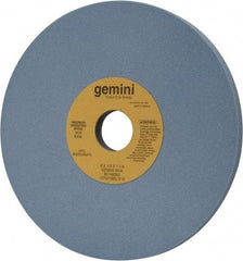 Norton - 8" Diam x 1-1/4" Hole x 1/2" Thick, K Hardness, 80 Grit Surface Grinding Wheel - Aluminum Oxide, Type 1, Medium Grade, 3,600 Max RPM, No Recess - Exact Industrial Supply