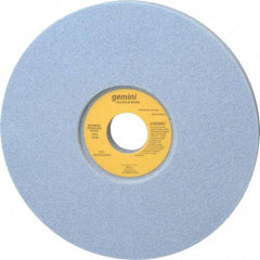 Norton - 8" Diam x 1-1/4" Hole x 3/4" Thick, J Hardness, 46 Grit Surface Grinding Wheel - Aluminum Oxide, Type 5, Coarse Grade, 3,600 Max RPM, One-Side Recess - Exact Industrial Supply