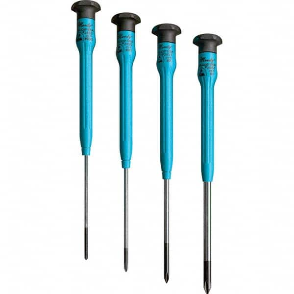 Moody Tools - Precision & Specialty Screwdrivers Type: JIS Overall Length Range: 3" - 6.9" - Exact Industrial Supply