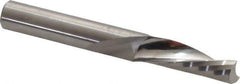 Onsrud - 3/8" Cutting Diam x 1-1/8" Length of Cut, 1 Flute, Downcut Spiral Router Bit - Uncoated, Right Hand Cut, Solid Carbide, 3" OAL x 3/8" Shank Diam, Single Edge, 21° Helix Angle - Exact Industrial Supply