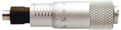 SPI - 1/2 Inch, 0.51 Inch Thimble, 0.2 Inch Spindle Diameter x Mechanical Micrometer Head - Exact Industrial Supply