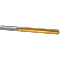 CJT - 11/16", 130° Point, Carbide-Tipped Straight Flute Drill Bit - Exact Industrial Supply