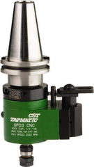 Tapmatic - Model SPD-CNC3, No. 4 Min Tap Capacity, 1/4 Inch Max Mild Steel Tap Capacity, 1 Inch Shank Diameter Tapping Head - ER11 Compatible, Includes Tap Clamping Wrenches, for CNC Machines - Exact Industrial Supply