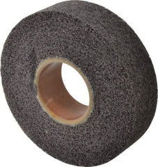 Brite Star - 8" Diam, 2" Face Width, 3" Center Hole, Medium Grade, Aluminum Oxide Deburring Wheel - Convolute, Hard Density 8 Grade, 4,500 RPM - Exact Industrial Supply