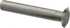 Accupro - 4 to 8 TPI, 0.13mm to 0.17mm Pitch, Internal/External Single Profile Thread Mill - 1" Cut Diam, 1/2" Shank Diam, 7 Flute, 1/2" Neck Length, 3-3/16" OAL, Bright Finish - Exact Industrial Supply