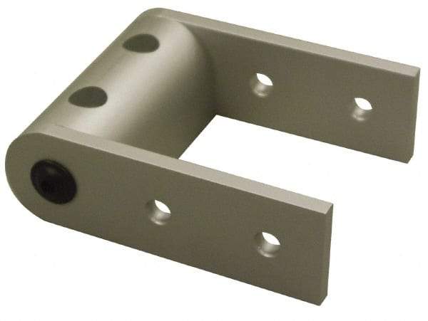 80/20 Inc. - 3" High, Open Shelving 3" Universal Arm Pivot - Aluminum, Use with Series 15 & Bolt Kit 3320 or 3325 - Exact Industrial Supply