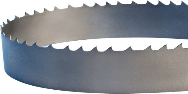 Welded Bandsaw Blade: 17' 10″ Long, 2″ Wide, 0.063″ Thick, 1.4 to 2 TPI Bi-Metal, Gulleted Edge