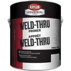 Krylon - 1 Gal Red Rust Inhibitive Primer - 400 Sq Ft/Gal, Direct to Metal, Quick Drying - Exact Industrial Supply