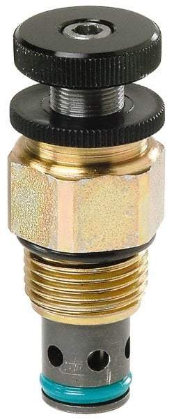 Parker - 16 GPM Steel Hydraulic Control Valve - 7/8-14 Thread, C10-2 Cavity - Exact Industrial Supply