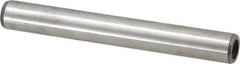 Value Collection - 10mm Diam x 80mm Pin Length Alloy Steel Pull Out Dowel Pin - C 57-63 Hardness, 1 Rounded & 1 Threaded End - Exact Industrial Supply