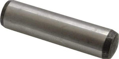 Value Collection - 20mm Diam x 80mm Pin Length Alloy Steel Pull Out Dowel Pin - C 57-63 Hardness, 1 Rounded & 1 Threaded End - Exact Industrial Supply