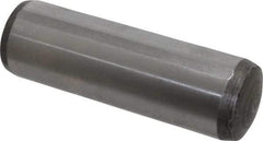 Value Collection - 25mm Diam x 80mm Pin Length Alloy Steel Pull Out Dowel Pin - C 57-63 Hardness, 1 Rounded & 1 Threaded End - Exact Industrial Supply