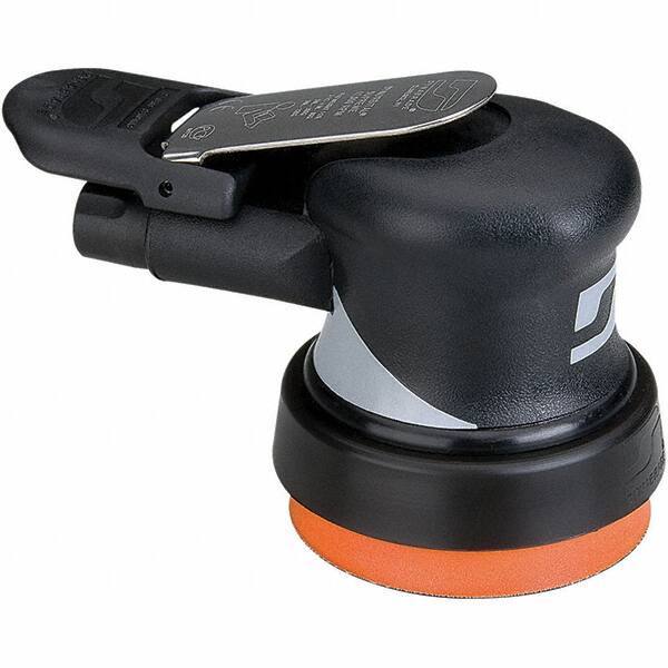 Dynabrade - 18 CFM Air Consumption, Palm Air Orbital Sander - Round Pad, - Exact Industrial Supply