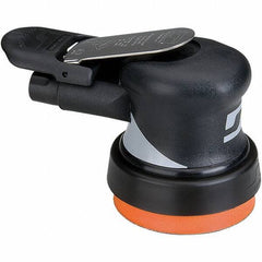 Dynabrade - 18 CFM Air Consumption, Palm Air Orbital Sander - Round Pad, - Exact Industrial Supply