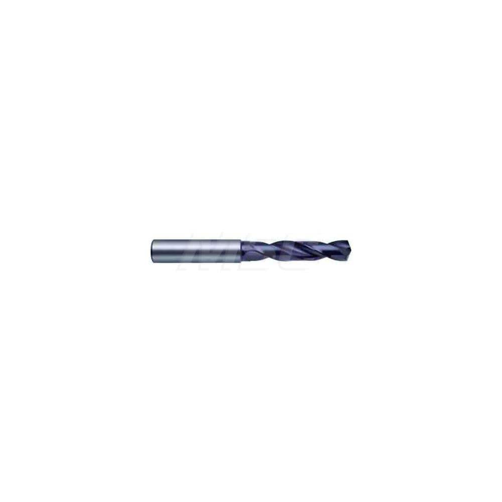 Screw Machine Length Drill Bit: 0.7656″ Dia, 140 °, Solid Carbide Coated, Right Hand Cut, Spiral Flute, Straight-Cylindrical Shank, Series 5514