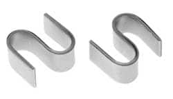 Quantum Storage - 3" High, Open Shelving Wire Shelving S-Hook - Exact Industrial Supply