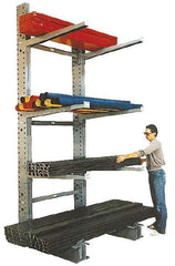 Made in USA - 48 Inches Long, Heavy Duty, Straight Arm - Without Lip, 1,630 Lb. Load Limit - Exact Industrial Supply