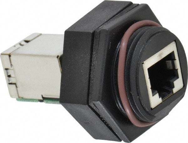 Woodhead Electrical - Ethernet Passthrough - RJ45(F/F) Connector - Exact Industrial Supply