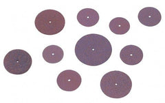 Tru-Maxx - 16" 46 Grit Aluminum Oxide Cutoff Wheel - 1/8" Thick, 1" Arbor, 2,268 Max RPM, Use with Stationary Tools - Exact Industrial Supply