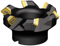 Kennametal - 124.97mm Cut Diam, 1" Arbor Hole, 6.6mm Max Depth of Cut, 45° Indexable Chamfer & Angle Face Mill - 6 Inserts, SEKT 1404... Insert, Right Hand Cut, 6 Flutes, Series KSSM - Exact Industrial Supply