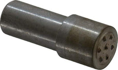 Made in USA - 1 Carat Multi-Point Cluster Diamond Dresser - 1/2" Shank Diam, Contains 7 Stones - Exact Industrial Supply